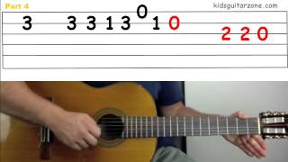 Guitar Lesson 4H: Baa Baa Black Sheep
