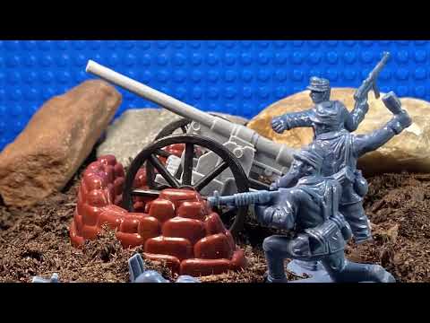 D-Day: Omaha Beach (Army men stop motion)