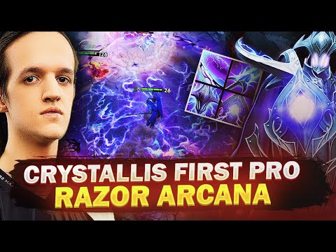 Crystallis NEW Razor Arcana FIRST Pro Gameplay Dota 2