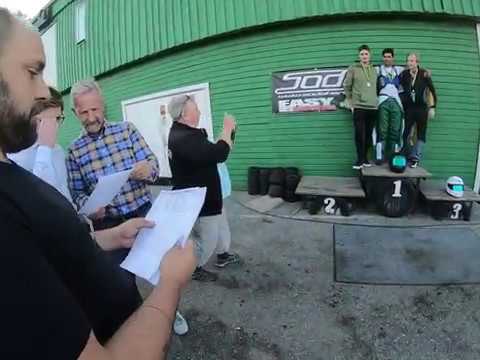 Järfälla Hyrkart Open GP medal ceremony