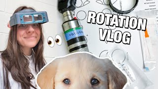 DAY IN THE LIFE OF A VET STUDENT: a stressful ophthalmology rotation 👀