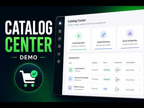 Catalog Center demo