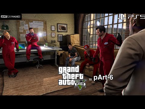 GTA 5 | PS5 Gameplay walkthrough Part-6 | Next Gen version| FIDELITY MODE | RAY TRACING | 4K-HDR NEW