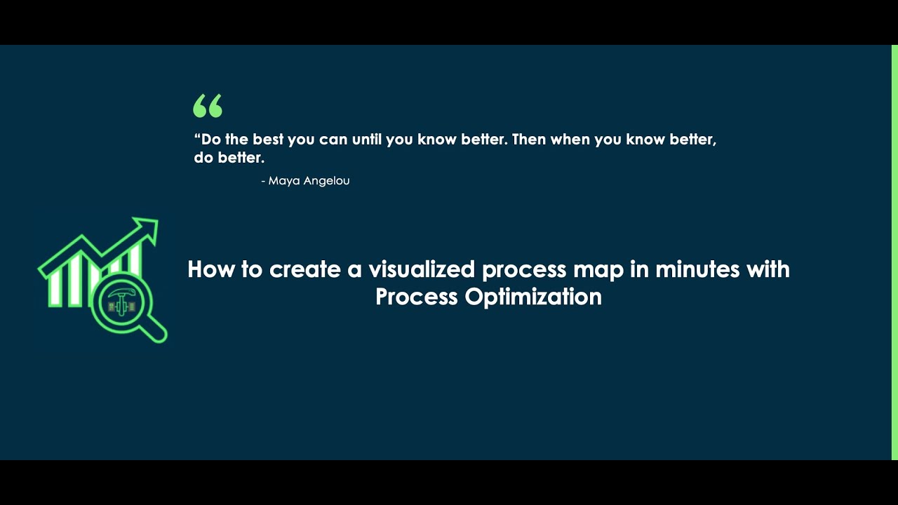How to create a visualized process map in minutes with Process Optimization