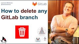 GitLab delete branch example