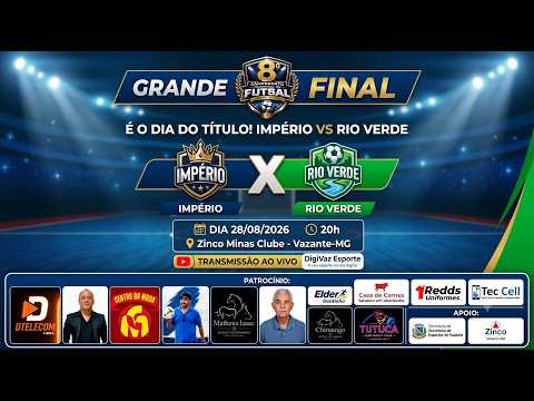 TRANSMISSÃO AO VIVO DA FINAL DA  8ª COPA FUTSAL DE VAZANTE MG