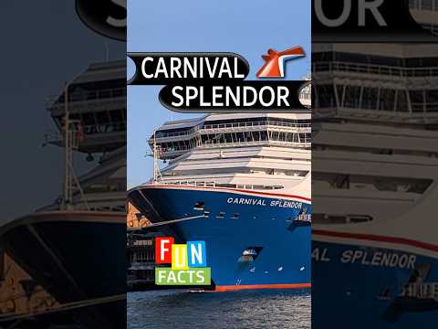 Thumbnail for CARNIVAL SPLENDOR. Stats You Should Know Before You Cruise. Fun Facts. #funfacts #holiday #cruise