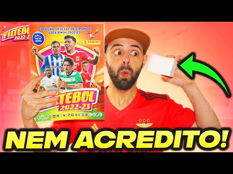 ALGUÉM OFERECEU ESTES CROMOS TODOS! 😱 *quem foi !?* FUTEBOL 2022/23