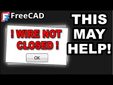 How to Find & Fix FreeCAD's Wire Not Closed Error in Sketches | Troubleshooting in freeCAD 1.0