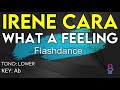 Irene Cara - What a feeling (Flashdance) - Karaoke Instrumental - Lower