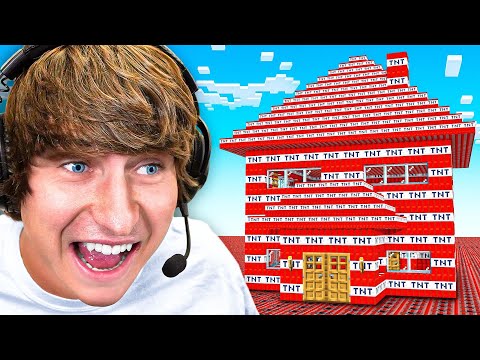 Incredible Minecraft Adventure: Exploding TNT World!