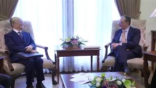 Встреча Мнацаканяна с генеральным директором МАГАТЭ Юкия Амано