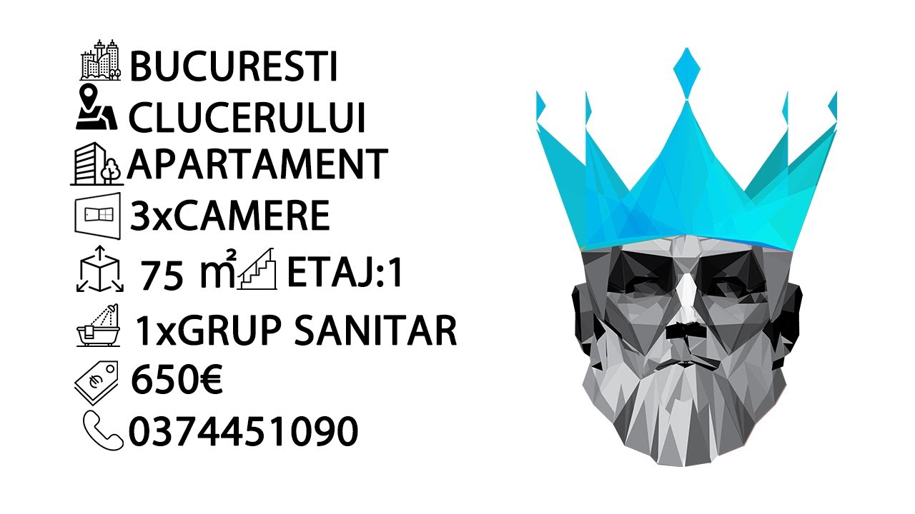 Tur video Clucerului | 3 camere in vila | Centrala proprie | Ac | Dressing