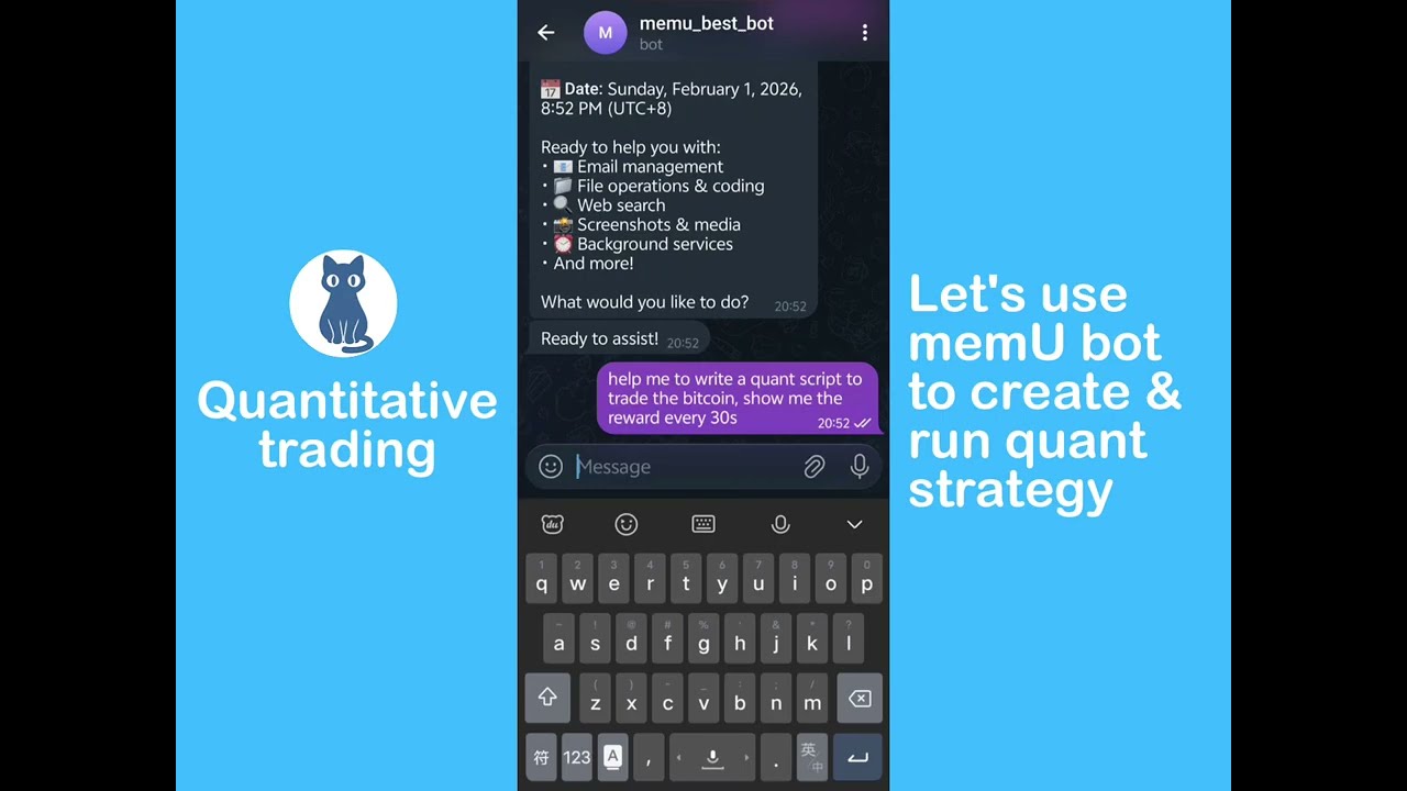 Perzonalized Bot Sample memU Bot - Your Personalized AI Assistant That Works 24/7