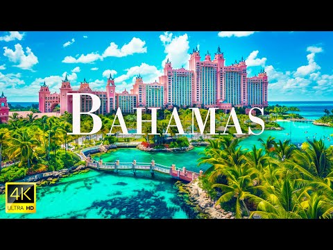 FLYING OVER BAHAMAS (4K UHD) - Relaxing Music Along With Beautiful Nature Videos - 4K Video