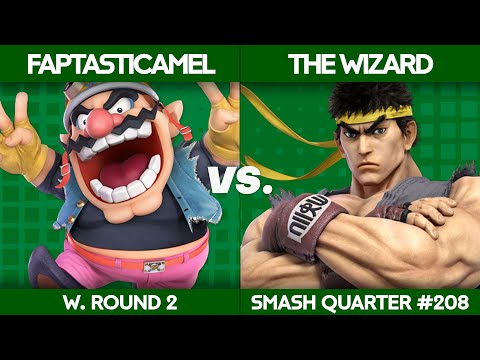Smash Quarter 207 - FaptastiCamel (Wario) vs The Wizard (Ryu): Winners Round 2