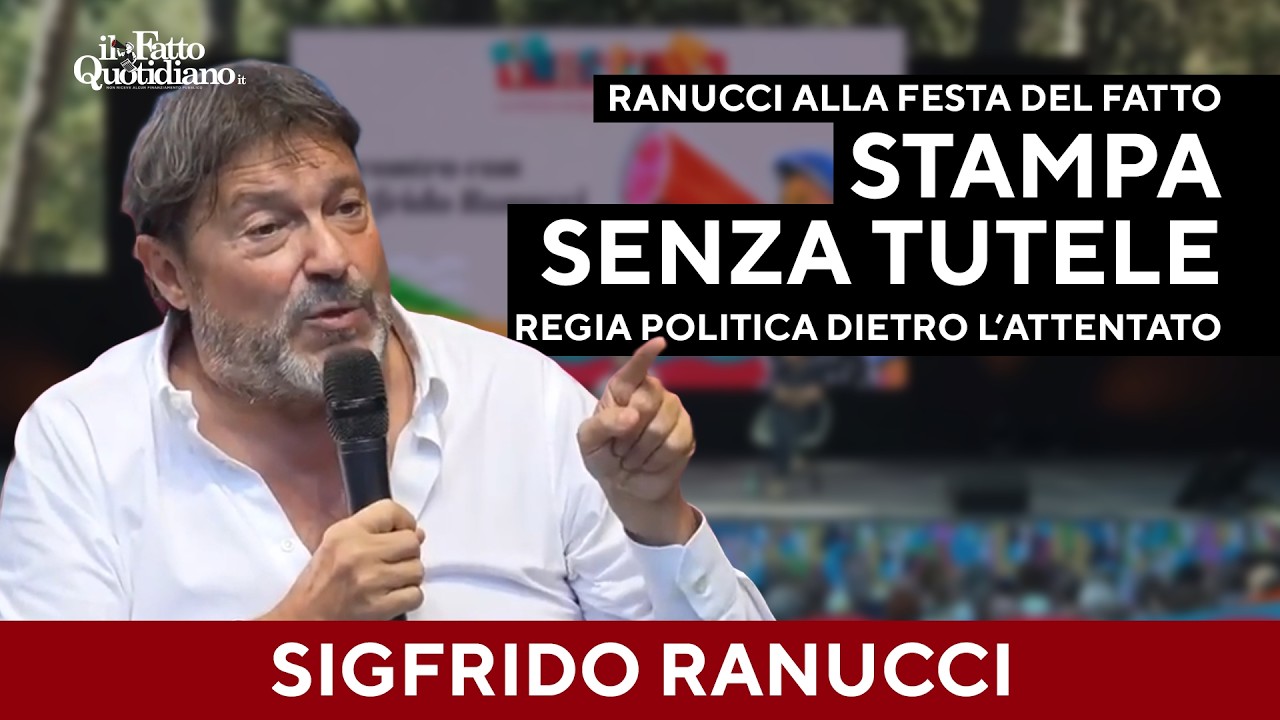 Ranucci sull’attentato: “Dietro la comunicazione c’è una regia politica e un mandante”
