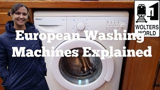 How to Use a European Washing Machine by Jocelyn