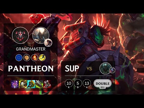 Pantheon Support vs Pyke - EUW Grandmaster Patch 11.24b