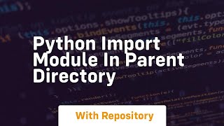 python import module in parent directory