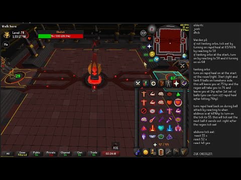 Warden p1 expert regen tick + keris tick eat tut for future refence