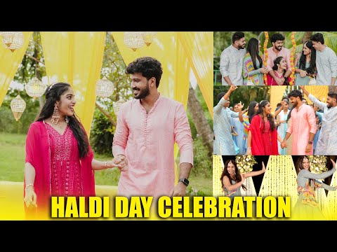 HALDI DAY CELEBRATION 💛 | ANJITHA ❤️ AMAL | PULLOTHI