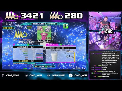 OMG KON! | Seize The Day (D-EXPERT 10) PFC AAA 999,950 [DDR A20+]