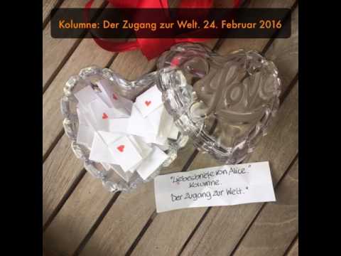 Kolumne: Der Zugang zur Welt. 24. Februar 2016