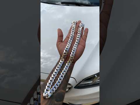 BEAUTIFUL Miami Cuban link chain HANDMADE IN SILVER #gusvillajewelry #cubanlinkchain #cubanlink