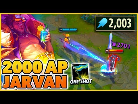 How to KILL someone with ONLY a  FLAG (2,003 AP JARVEN) - BunnyFuFuu | League of Legends