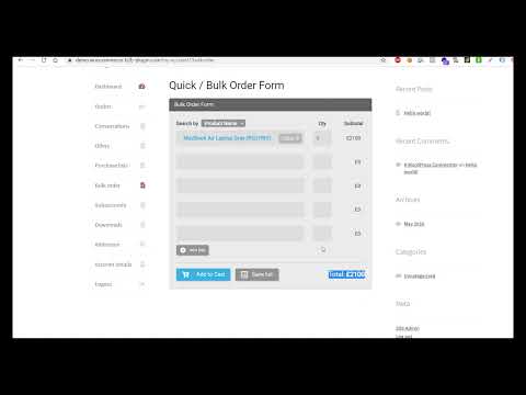 WooCommerce Wholesale Order Form: #1 Bulk Order Plugin