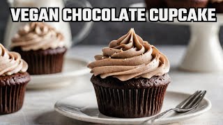 The BEST Vegan Chocolate Cupcakes (Moist, Fluffy, Easy!) 💚