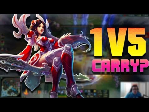 Scarra - 1 VS 5 IRELIA CARRY?