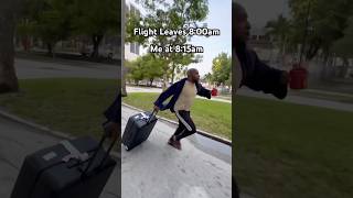 Running in flip flops isn’t easy 😅 #travel #flight #runninglate