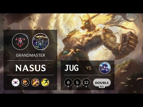 Nasus Jungle vs Sejuani - KR Grandmaster Patch 9.9