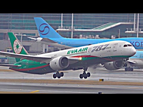 ✈️ 비행기 이착륙만 20분 연속｜인천공항 실황｜엔진소리 몰입 영상 | Seoul Incheon Airport Plane Spotting [ICN/RKSI]