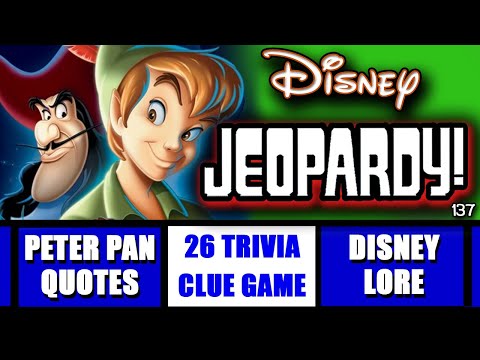 Disney Jeopardy Quiz • 26 Clue Game • Test your Knowledge