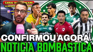 SAIU AGORA!NOTICIA BOMBÁSTICA NO PALMEIRAS! ATUALIZAÇÃO SOBRE DANILO ,E MUITO+