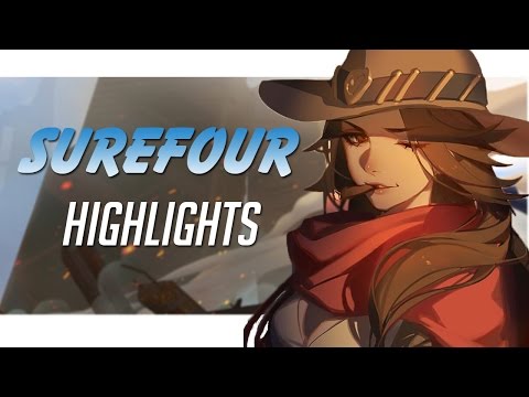 Best of Surefour Mccree -  Overwatch Highlights