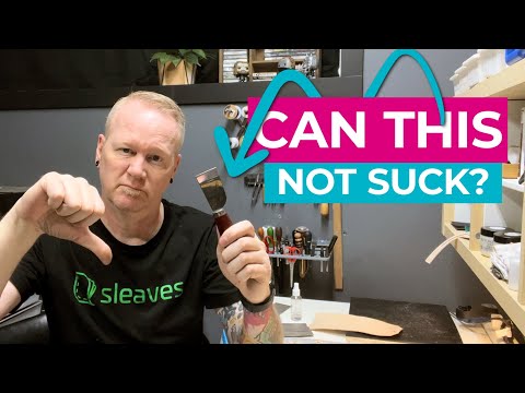 How To Sharpen A Cheap Skiving Knife