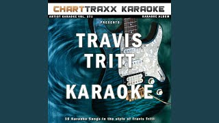 Only You and You Alone (Karaoke Version In the Style of Travis Tritt)