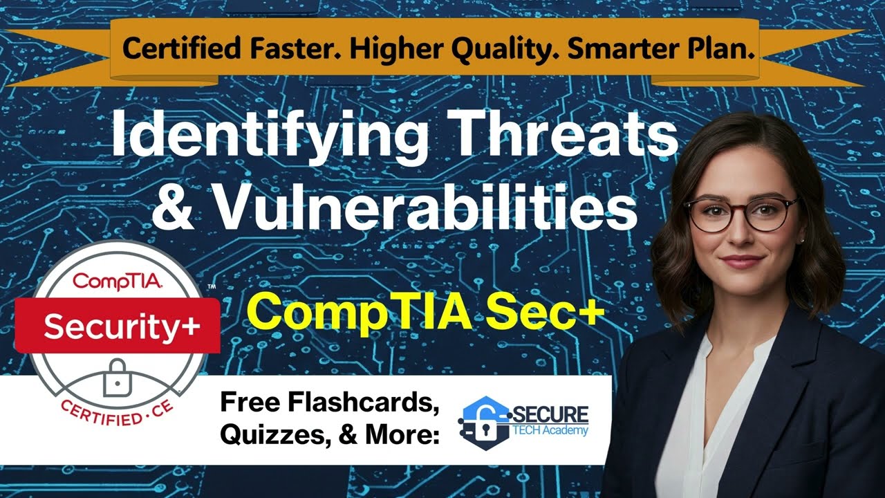 ⚠️ Threats & Vulnerabilities in Cybersecurity for Beginners | GRC Course 3 | CompTIA Security+