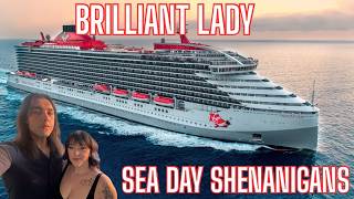 Brilliant Lady | Sea Day Shenanigans Were NOT what we Expected