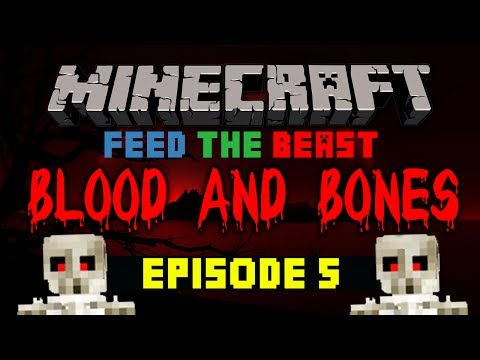 Minecraft FTB: BLOOD AND BONES #5 with Vikkstar, Woofless & Preston (Minecraft Feed The Beast)