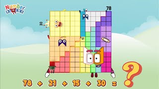 Download the video "NUMBERBLOCKS ADDING NUMBERS TO MAKE A SQUARE | ADDITION | LEARN TO COUNT | @ColorArt_id"