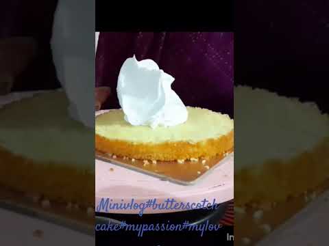 easy  butterscotch cake making idea#viralvideo 😋😋😋#ytshorts #MONI'S WORLD