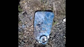 Somebody's bad luck broken mirror