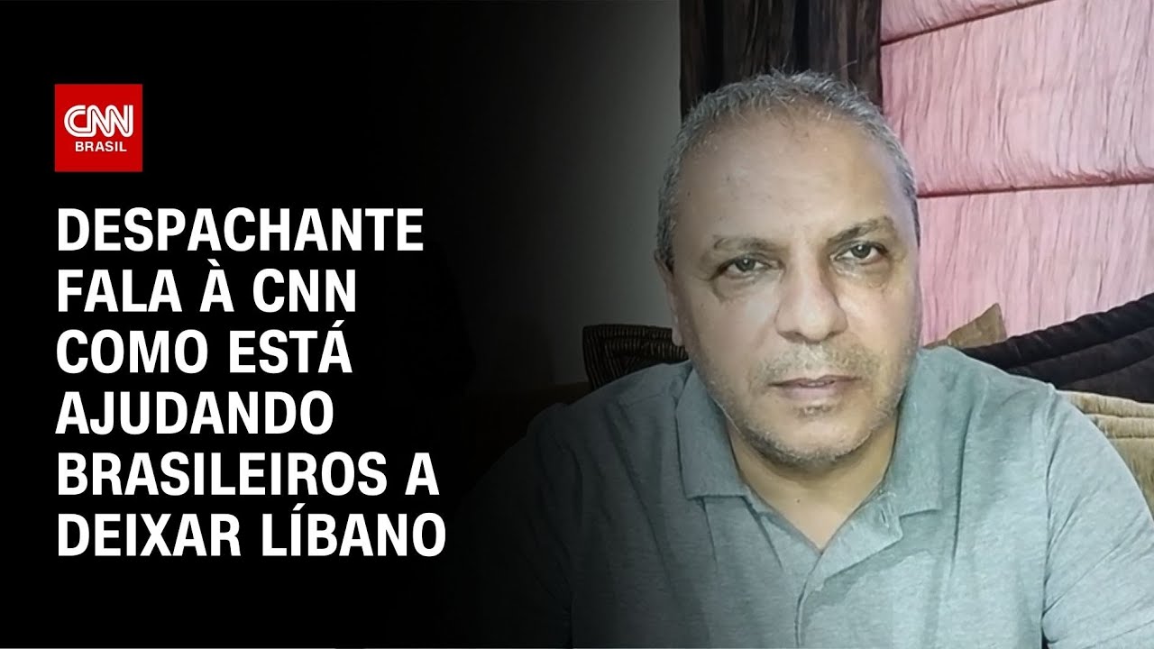 Despachante fala à CNN como está ajudando brasileiros a deixar Líbano | CNN NOVO DIA