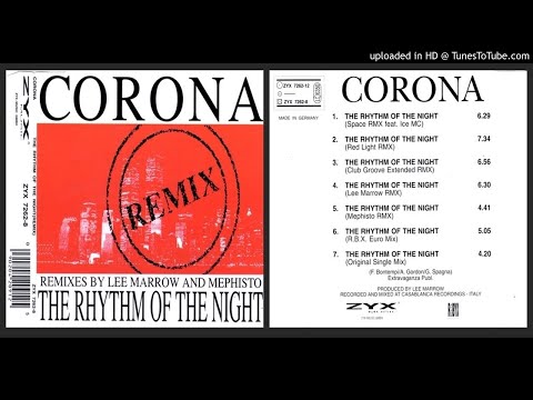 Corona feat. Jenny B. & Ice MC – The Rhythm of the Night (Space Remix – 1994)