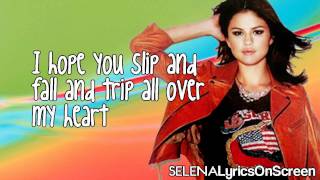 Selena Gomez &amp; The Scene - Bang Bang Bang (Lyrics Video) HD